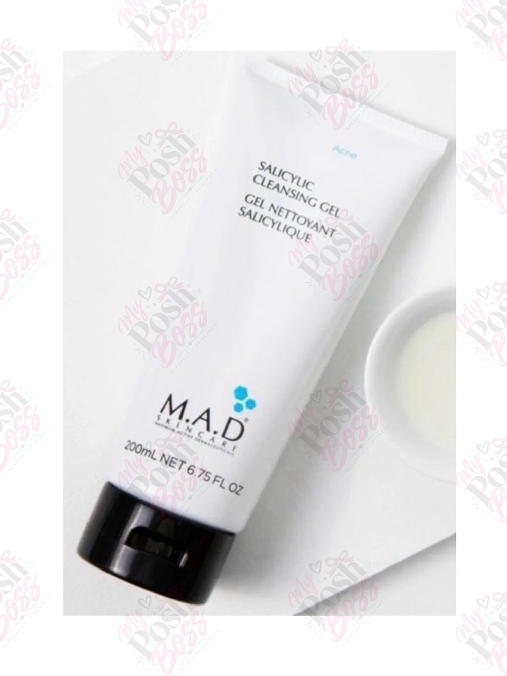 2/$40 M.A.D Skincare Salicylic Cleansing Gel - White Bottle